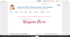 Desktop Screenshot of naissencedivine.com